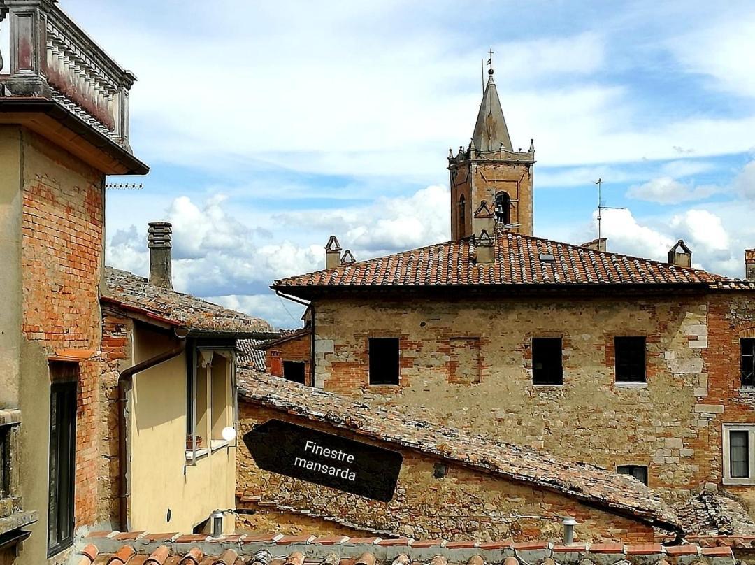 Mansarda Con Solarium Panoramico Su Centro Storico Di Sarteano Vicino Alle Famose Terme Della Val D'Orcia Apartment Exterior foto