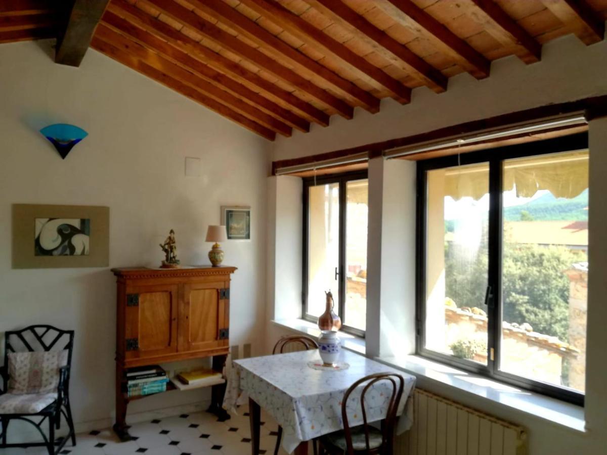 Mansarda Con Solarium Panoramico Su Centro Storico Di Sarteano Vicino Alle Famose Terme Della Val D'Orcia Apartment Exterior foto